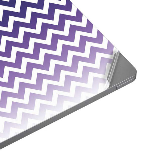 Chevron Purple Ombre Universal Laptop 15in (12.2 x 8.8in) Skin